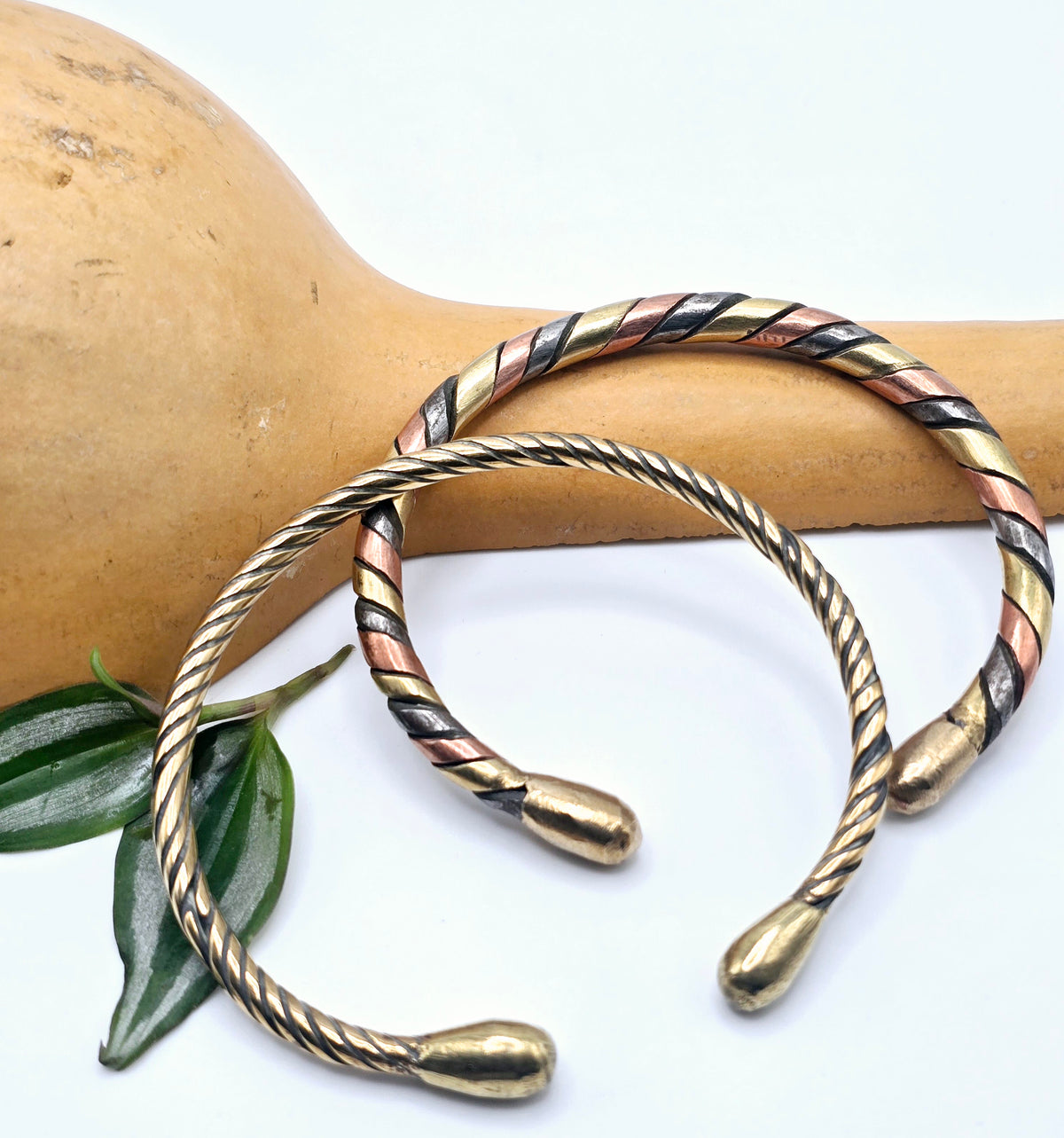Tri-Color Metal Healing Bracelet