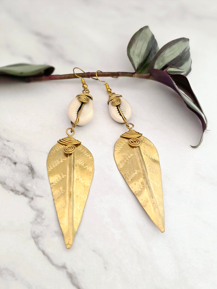 African Dangling Drop Statement Earrings