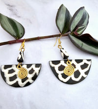 African Dangling Drop Statement Earrings