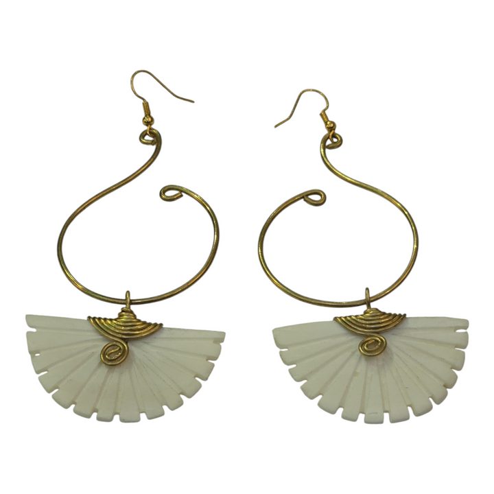 African Dangling Drop Statement Earrings