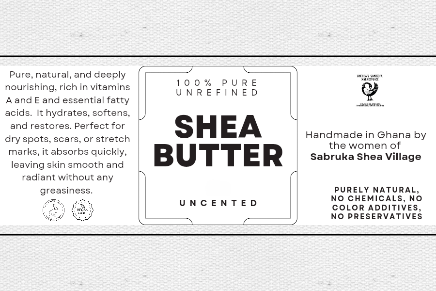 Sheabutter – 100 % rein und unraffiniert aus Ghana