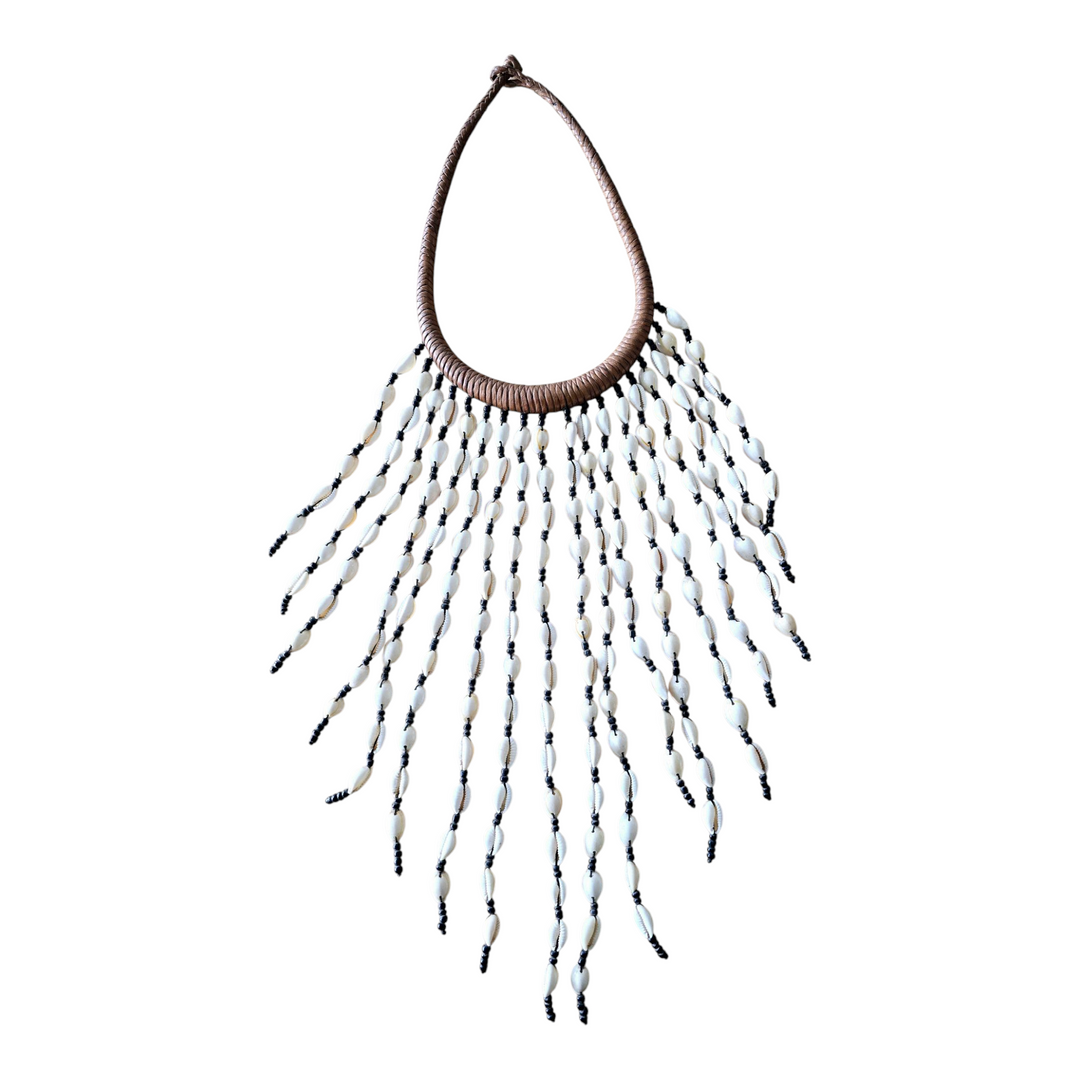 Nabina- Cowrie Statement Necklace