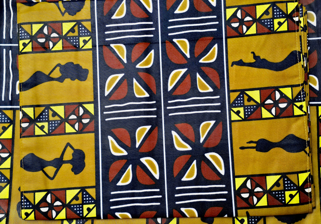 Handmade African Table Runner & Placemat Set