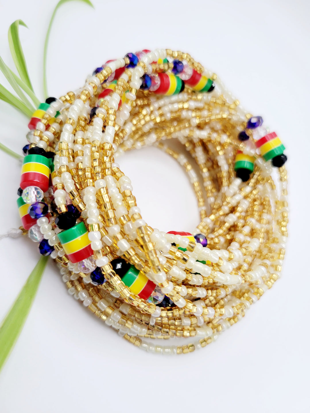 Waist Bead Bracelet | "Asaase Aban" Fortress | Ayebea's Sankofa