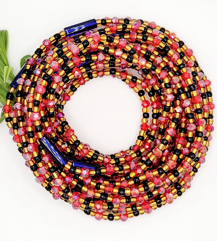 Real African Waist Beads - Passion | Ayebea's Sankofa