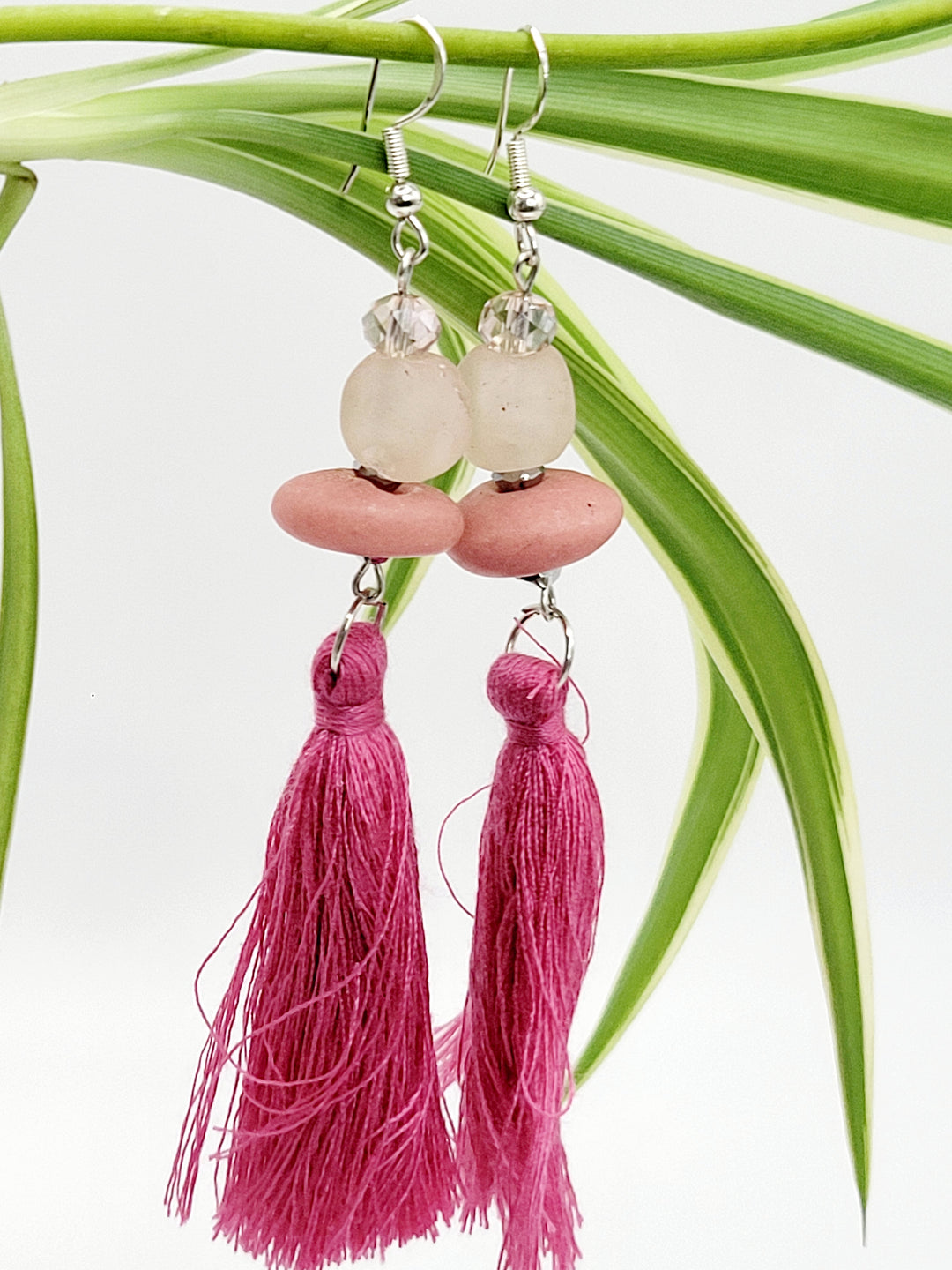 Tassel Earrings For Women | Kor.Le.Kour | Ayebea's Sankofa