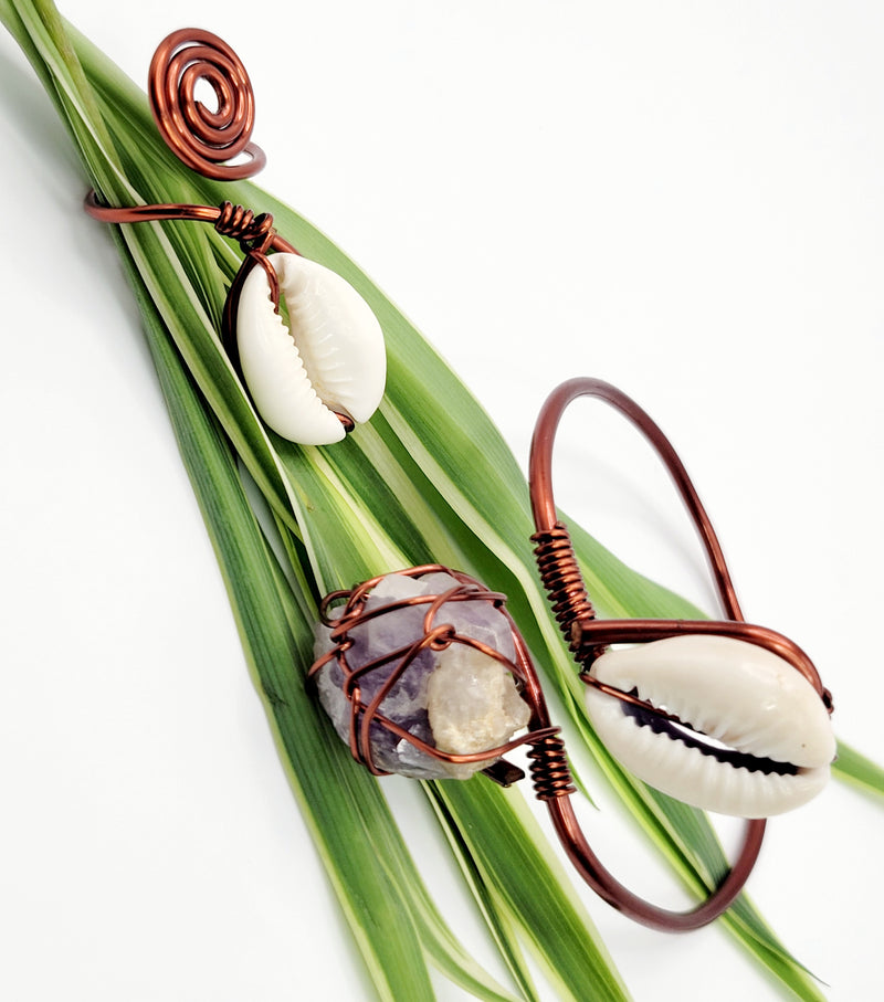 African Copper Bracelet And Ring |Sima Bracelet&Ring| Ayebea's Sankofa