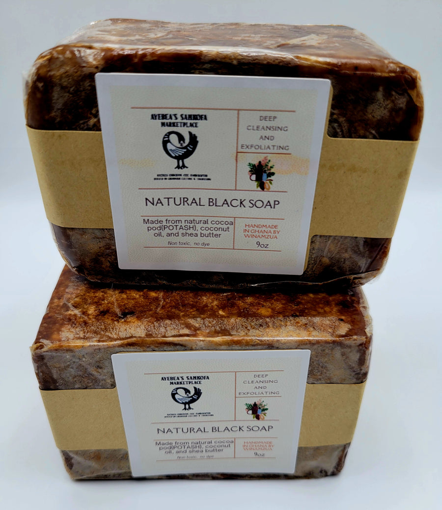 Shea Moisture African Black Soap | Butter Black Soap| Ayebea's Sankofa