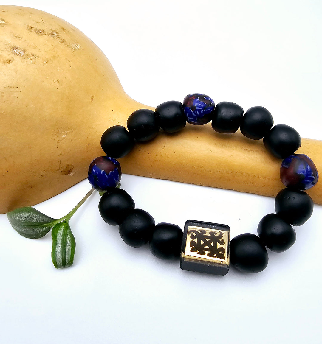 EcoAdinkra Harmony Bracelets- "Funtunfunefu Denkyemfunefu" Siamese Crocodiles