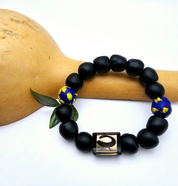 EcoAdinkra Harmony Bracelets- "Sankofa" Go Back and Take