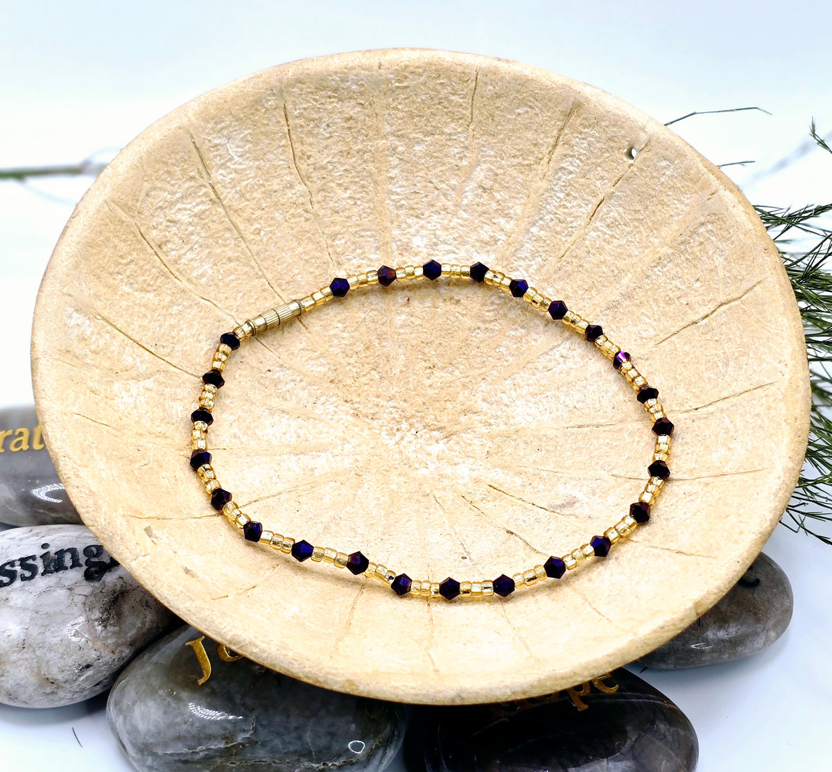 "Suomi" Love- Handmade Beaded Anklets