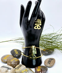 Aya-Adinkra Brass Bracelet Sets