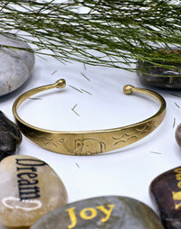 Adinkra Brass Bracelet