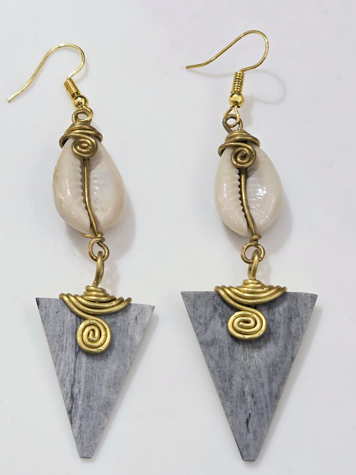 African Dangling Drop Statement Earrings