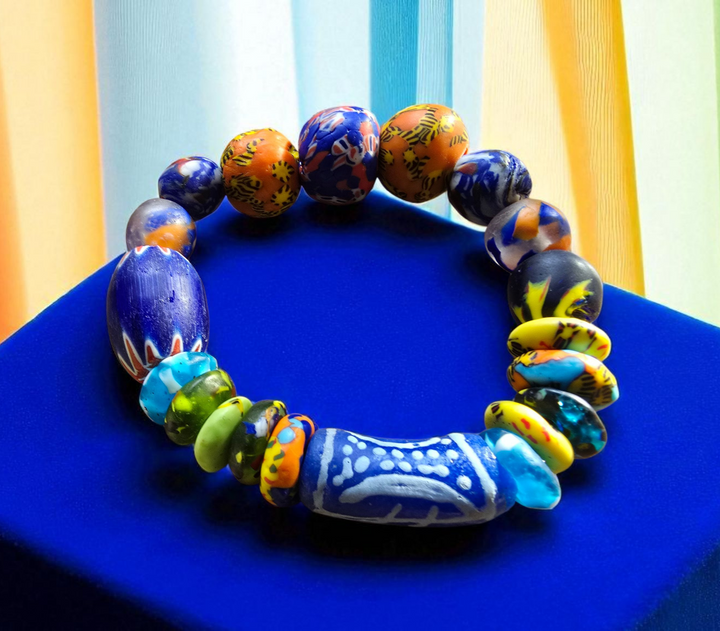 Krobo Kaleidoscope-BLU Chevron