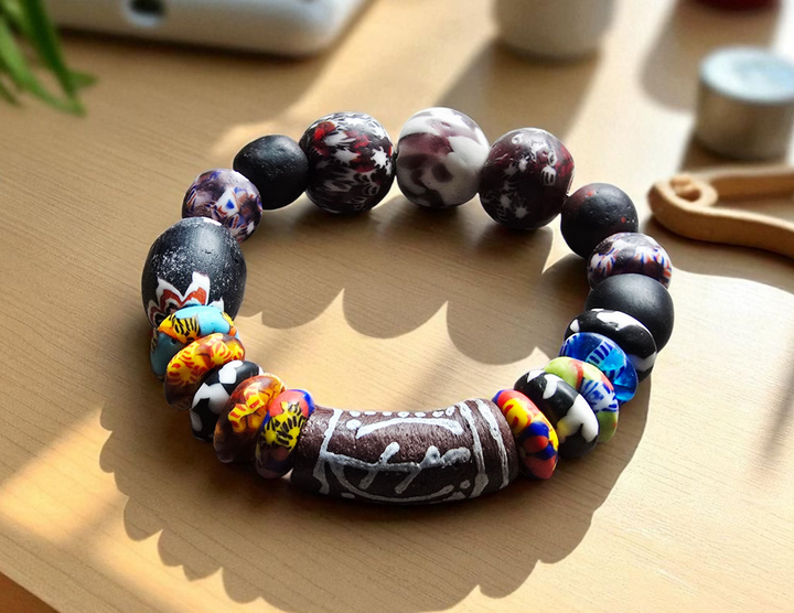 Krobo Kaleidoscope-BRN Adinkra
