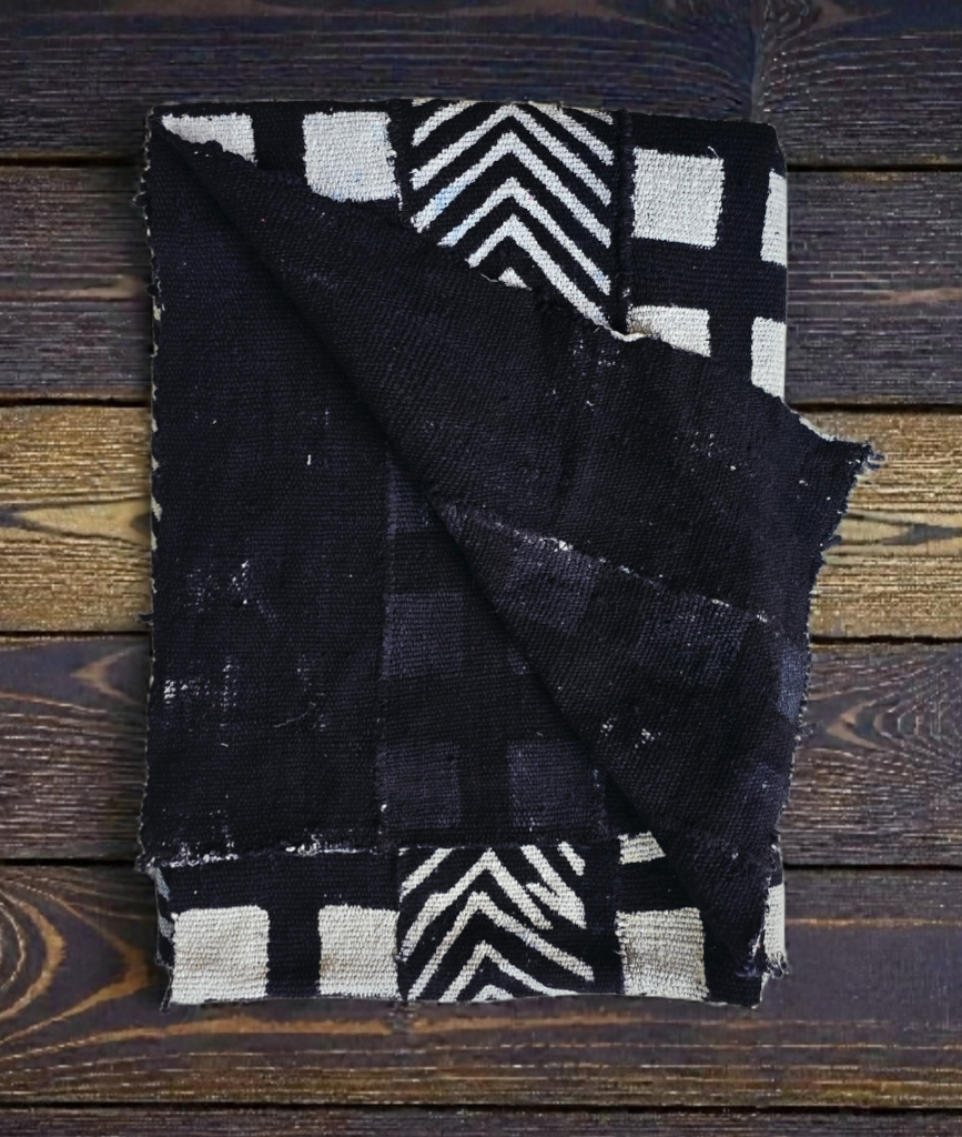 Fair Trade Bogolan Textile – Hand-Painted African Fabric for Sustainable Home Décor