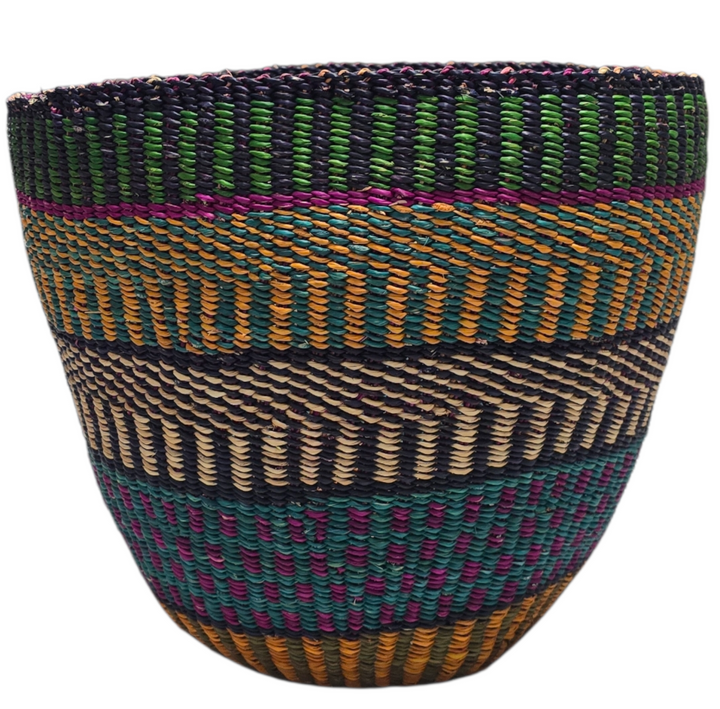 Bolga Planter Basket — Handmade by the Women of Ayebase