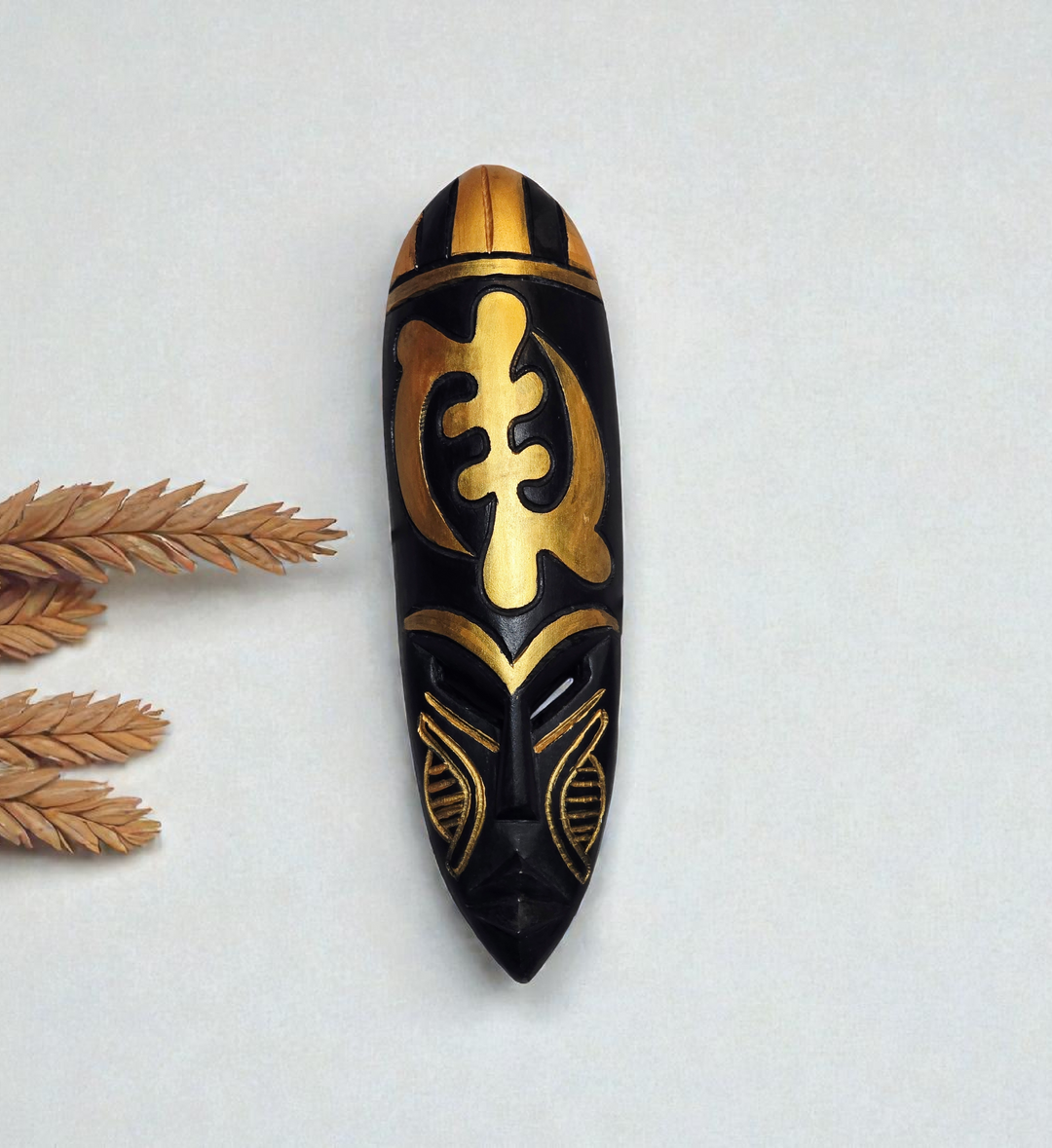 Adinkra handgeschnitzte afrikanische Maske