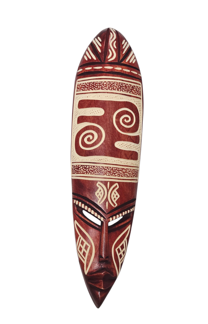 Adinkra Hand Carved African Mask-Gyawu