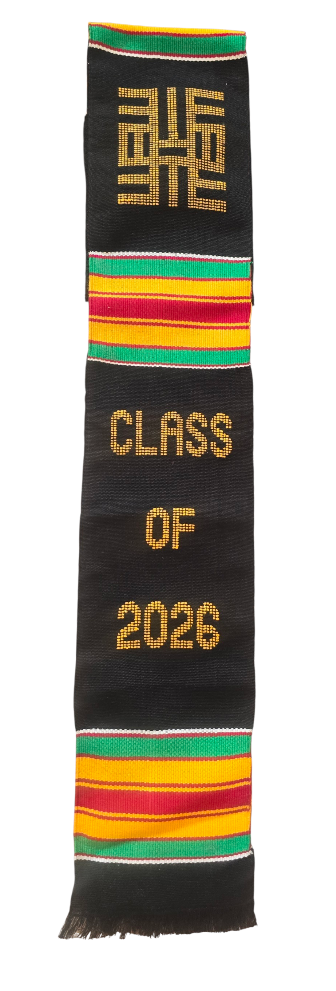 Authentic Handwoven Kente Graduation Stoles – Class of 2026