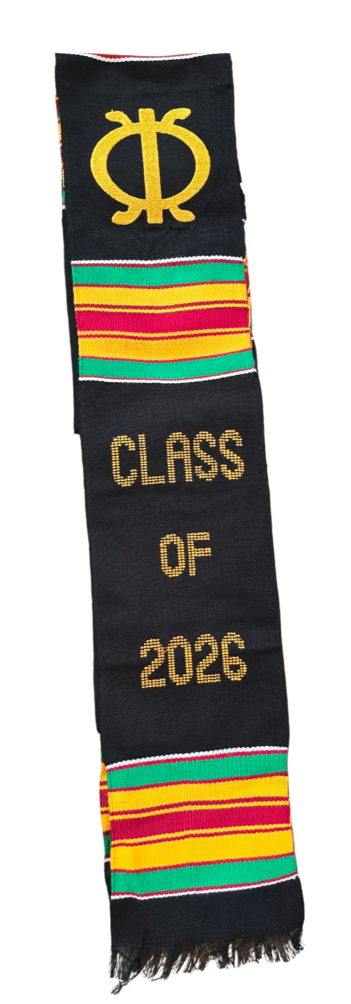 Authentic Handwoven Kente Graduation Stoles – Class of 2026