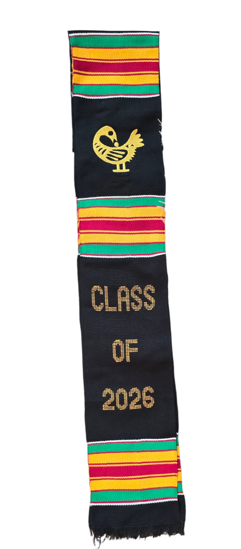 Authentic Handwoven Kente Graduation Stoles – Class of 2026