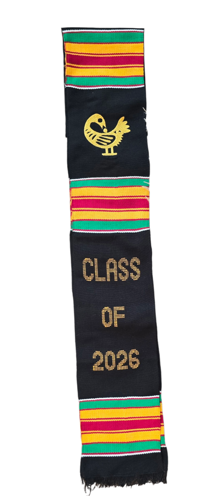 Authentic Handwoven Kente Graduation Stoles – Class of 2026