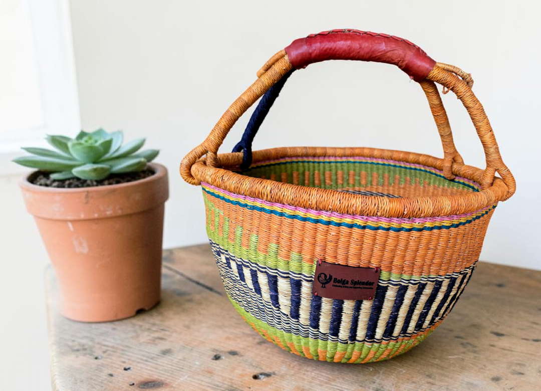Lariba-Handwoven Bolga Basket – Fair Trade Basket