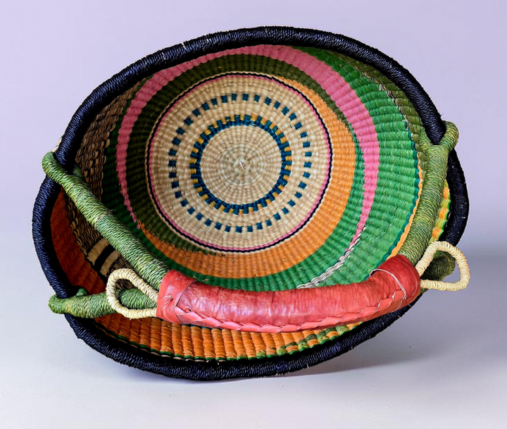Asabea-Handwoven Bolga Basket – Fair Trade