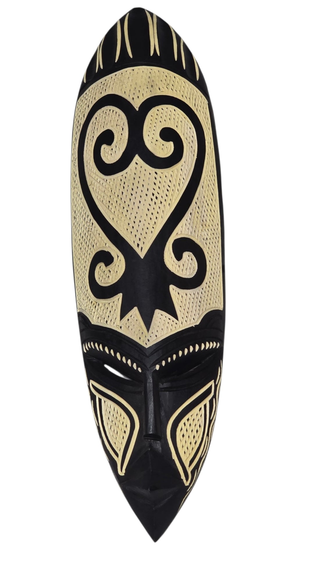 Adinkra-Sankofa Hand Carved African Mask