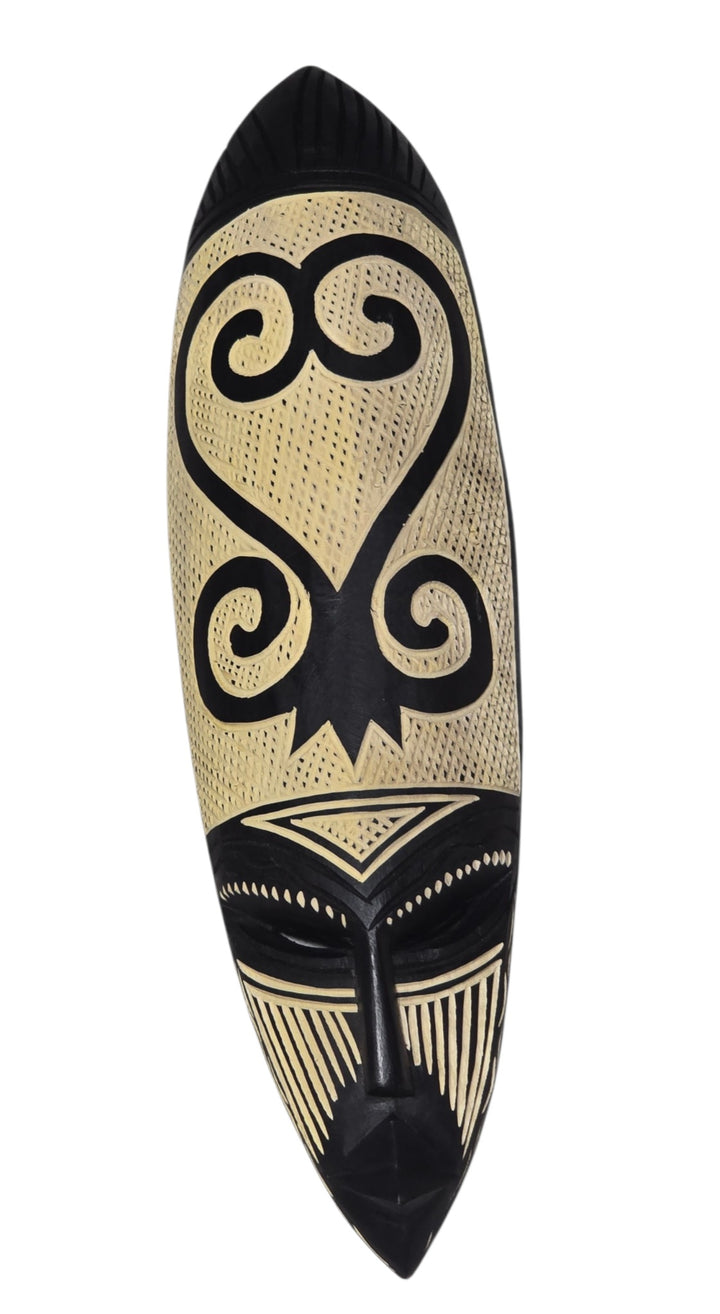Adinkra-Sankofa Hand Carved African Mask