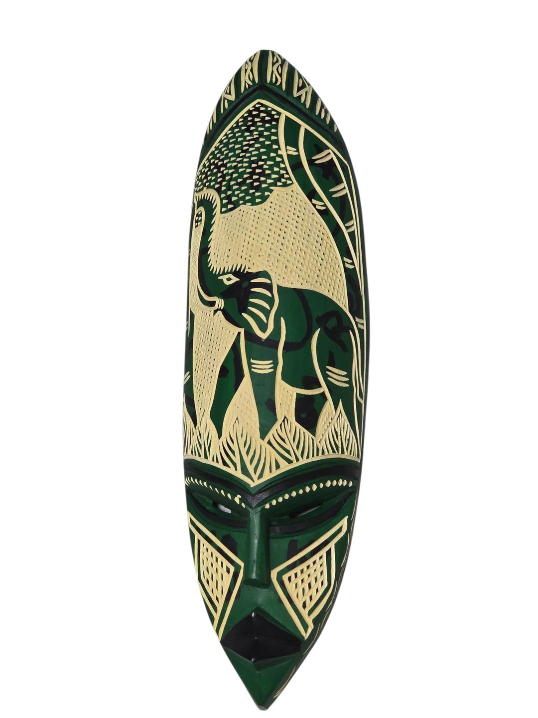 Hand Carved African Mask-Elephant
