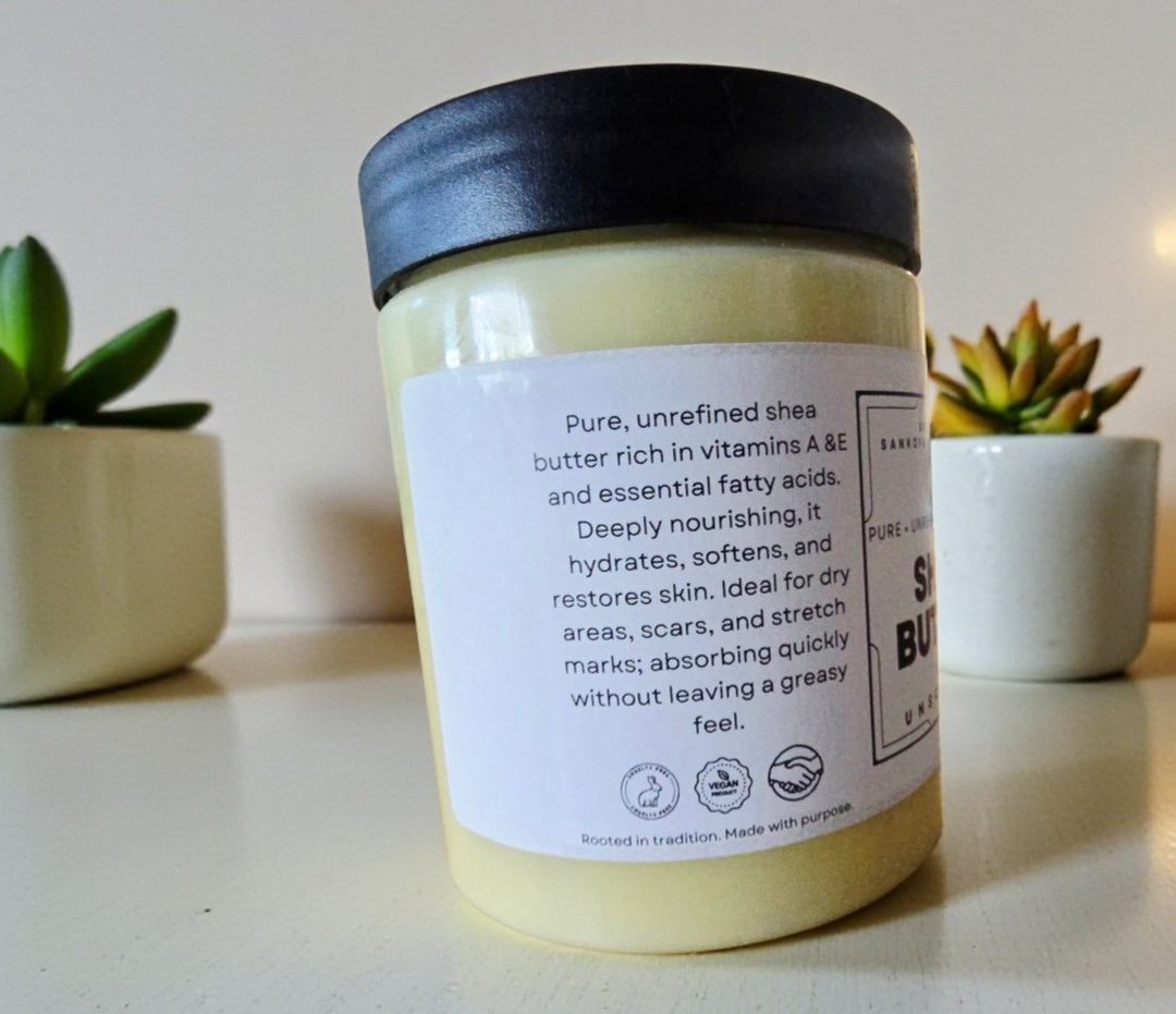 Sheabutter – 100 % rein und unraffiniert aus Ghana