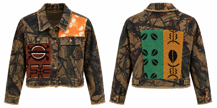 Lorm-Denim Fusion Upcycled Jacket