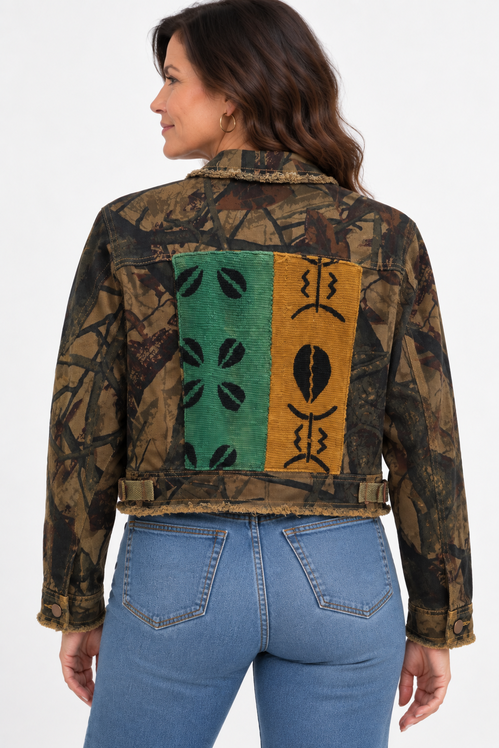 Lorm-Denim Fusion Upcycled Jacket