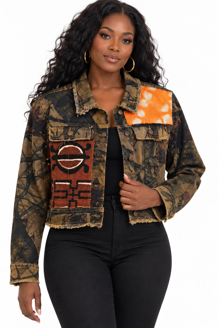 Lorm-Denim Fusion Upcycled Jacket