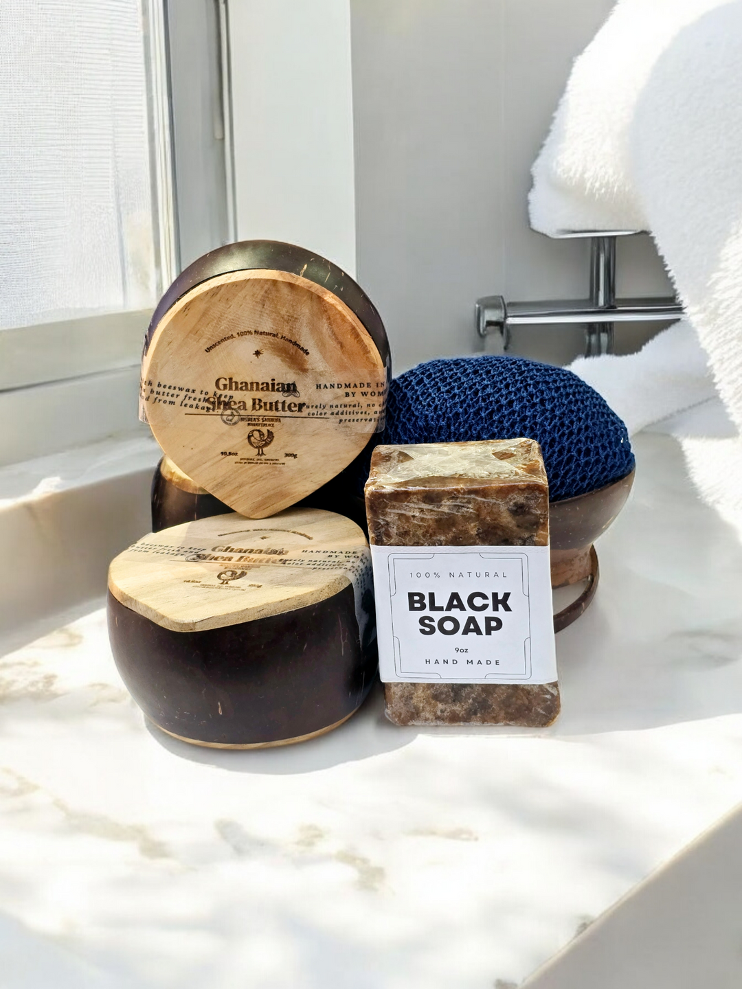 Raw Shea Butter Black Soap