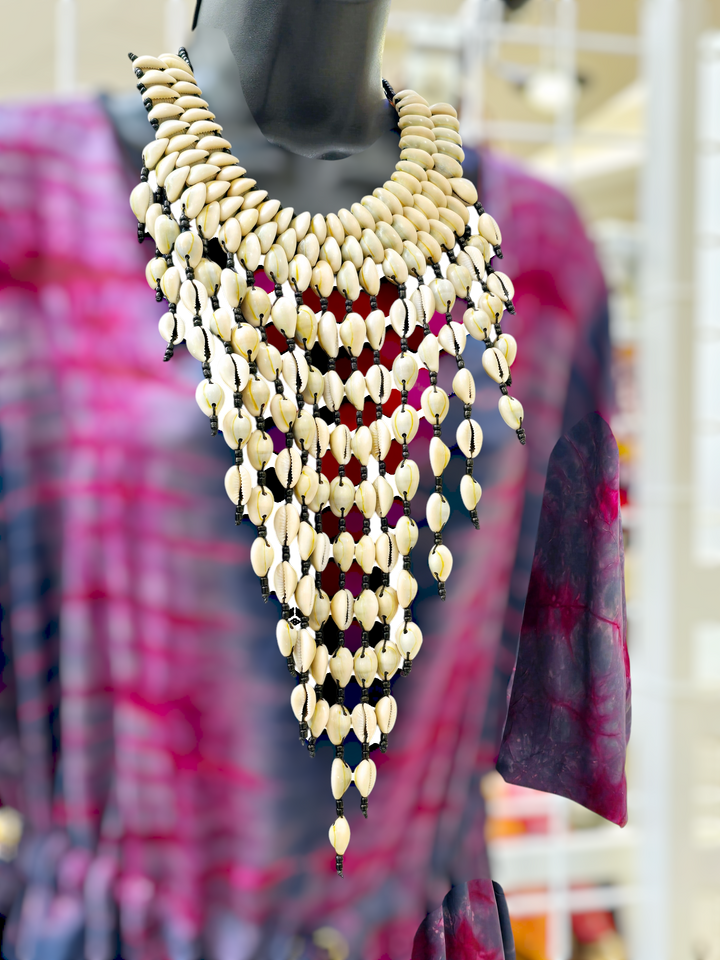 Zuuri- Cowrie Statement Necklace