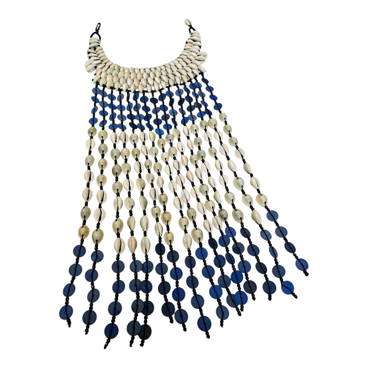 Sarauniya-Cowrie Statement Necklace