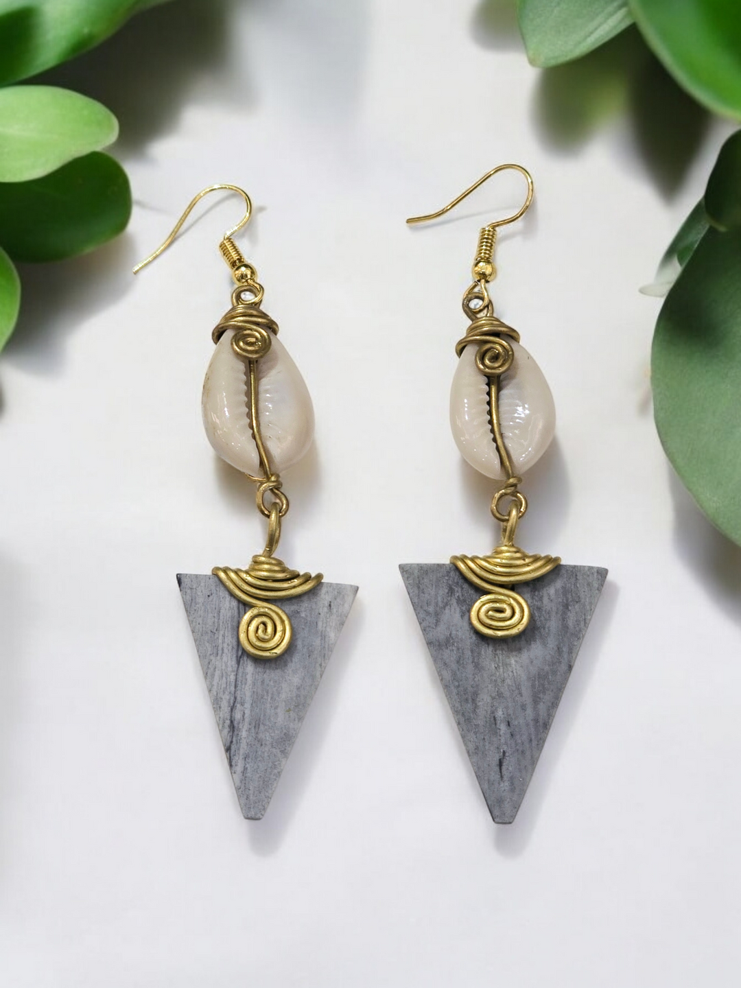 African Dangling Drop Statement Earrings