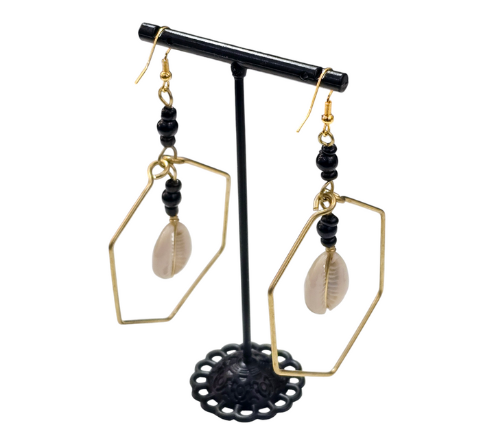 African Dangling Drop Statement Earrings