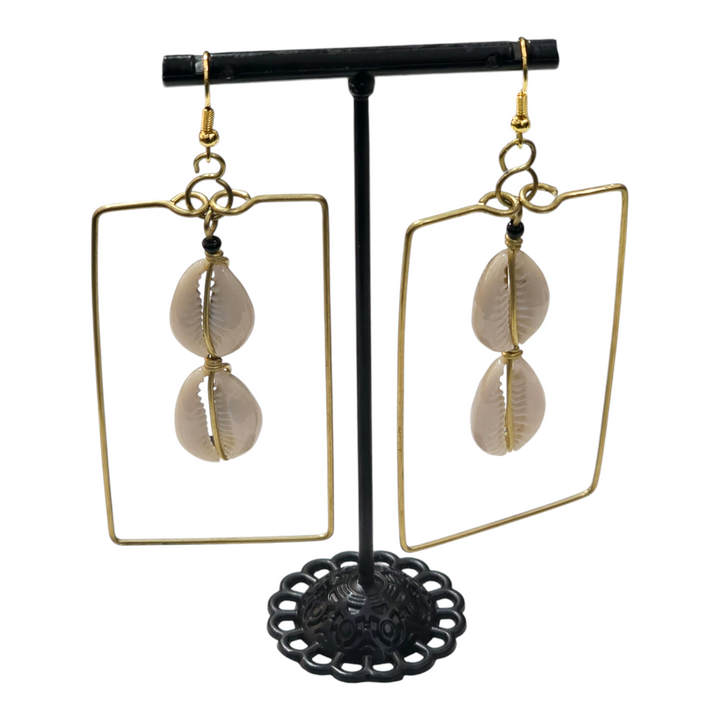 African Dangling Drop Statement Earrings