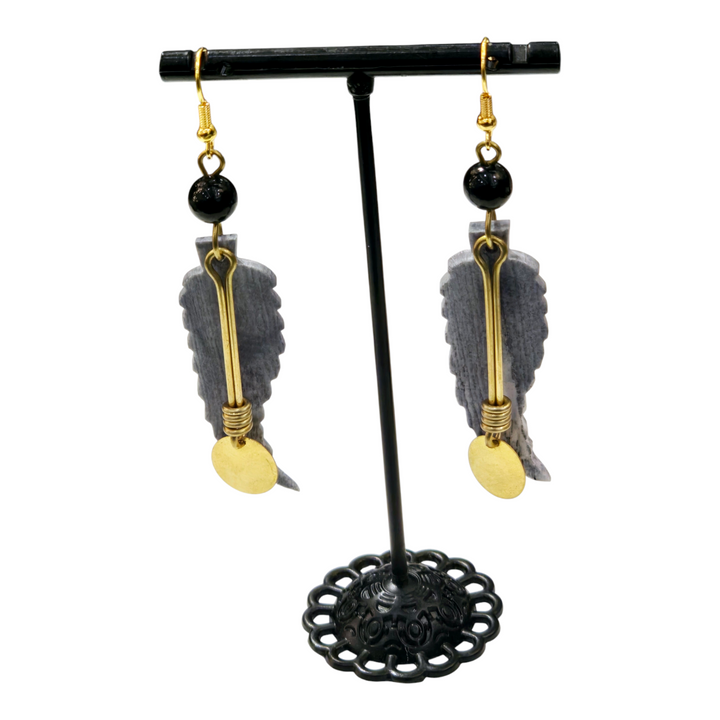 African Dangling Drop Statement Earrings