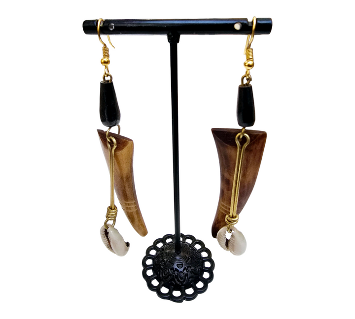 African Dangling Drop Statement Earrings