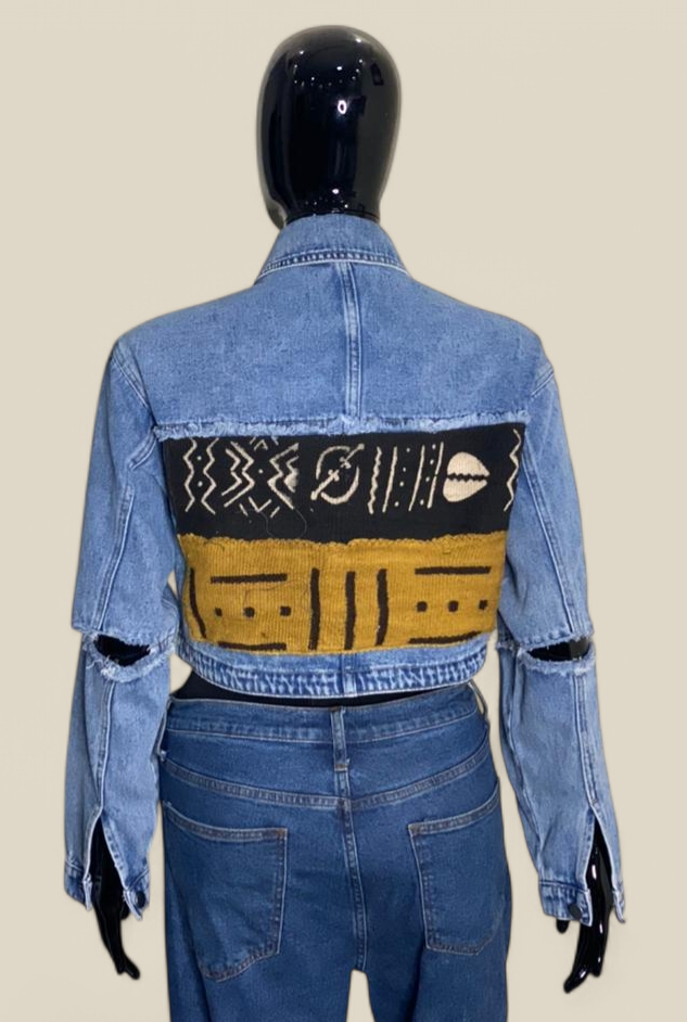 Tumi-Denim Fusion Upcycled Jacket