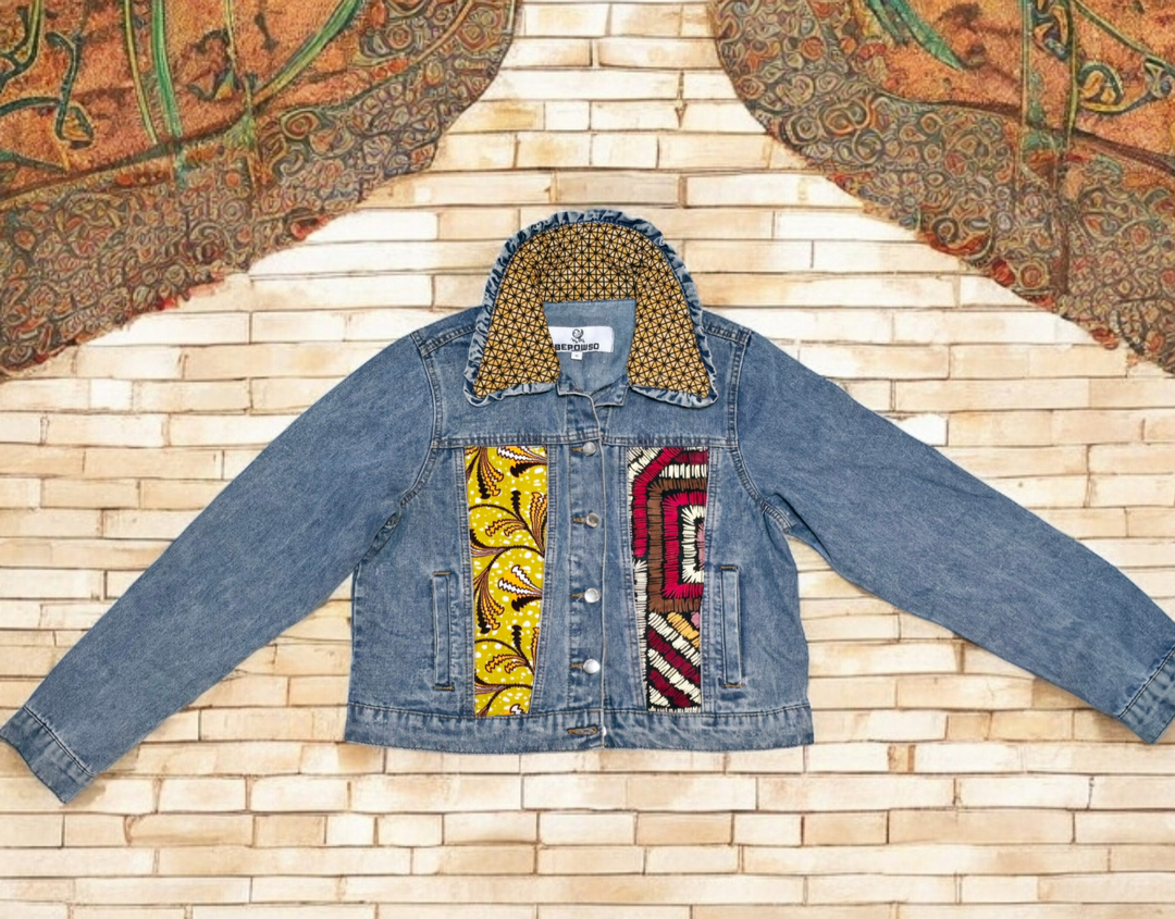 Nyameba -Denim Fusion Upcycled Jacket