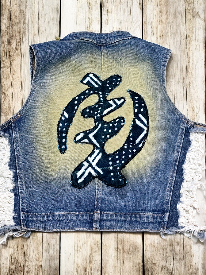 Adoma -Denim Fusion Upcycled Vest