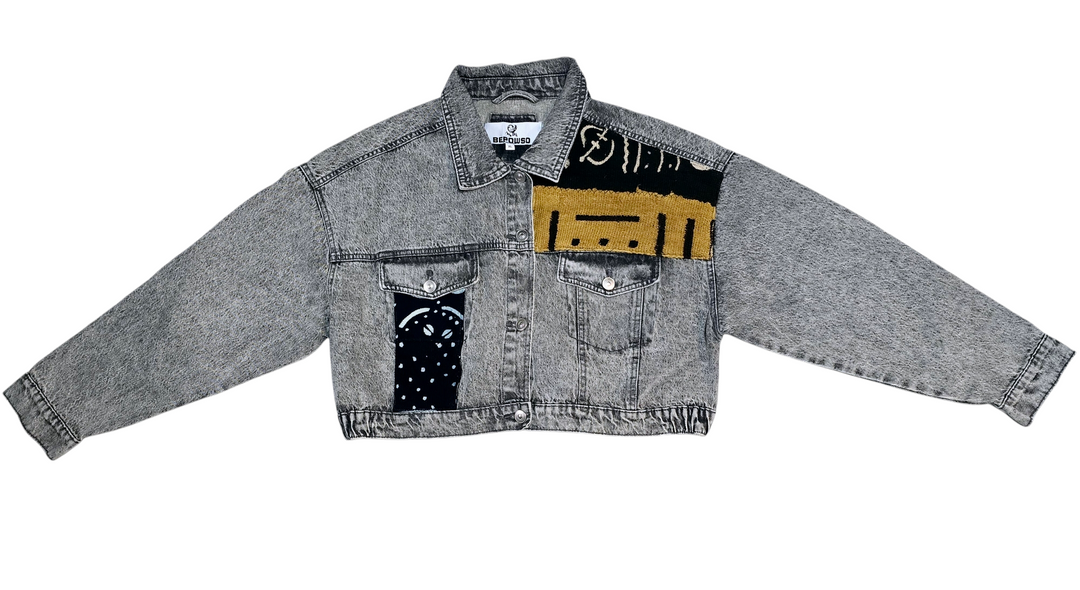 Ayeley-Denim Fusion Upcycled Jacket