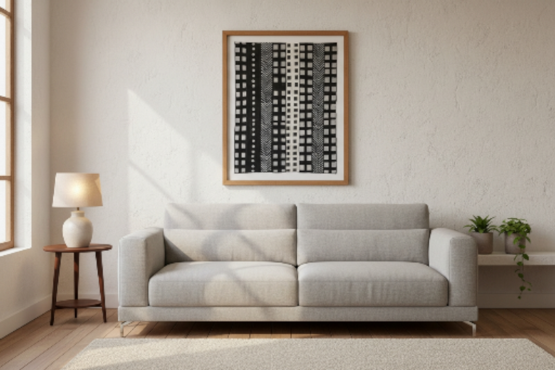 Fair Trade Bogolan Textile – Hand-Painted African Fabric for Sustainable Home Décor